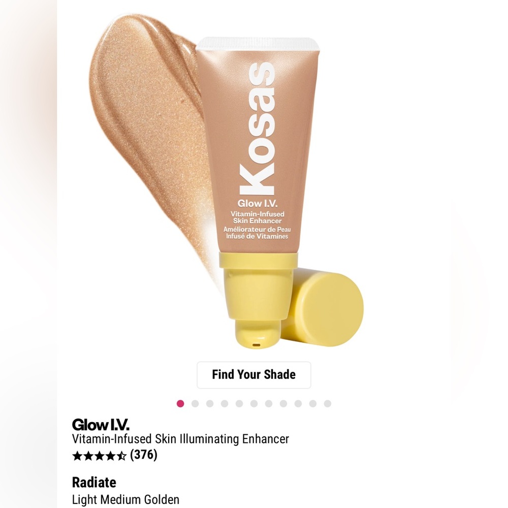 Kosas Glow IV Vitamin-infused Skin Illuminating Enhancer
